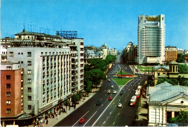 1371 - Bucuresti. Vedere spre b-dul Nicolae Balcescu